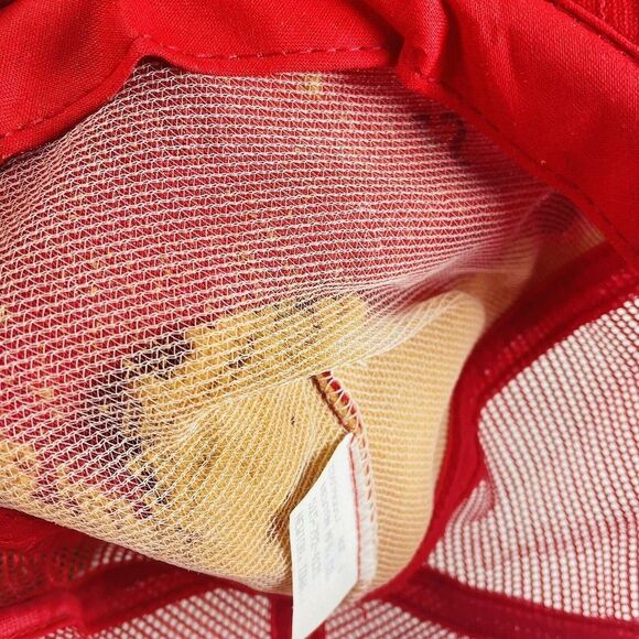 Lee Sapp Bros Enterprises Mesh Snapback Trucker Hat Cap VTG Big Red Country NE - Picture 9 of 11